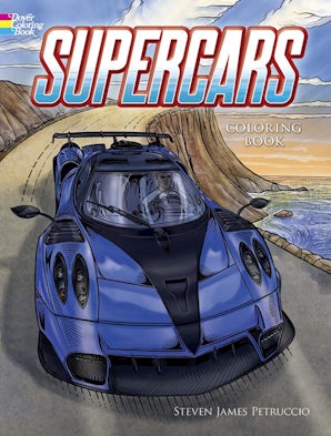 Supercars Coloring Book