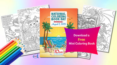 A Decade of Coloring Your World! Dover's 10th Anniversary National Coloring Book Day Celebration!