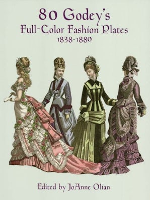 80 Godey's Full-Color Fashion Plates