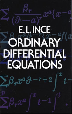 Ordinary Differential Equations – Dover Publications
