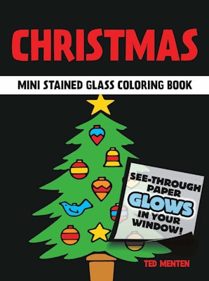 Christmas Mini Stained Glass Coloring Book