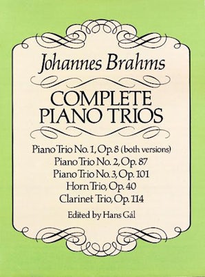 Complete Piano Trios – Dover Publications