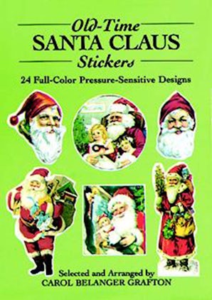 Old-Time Santa Claus Stickers
