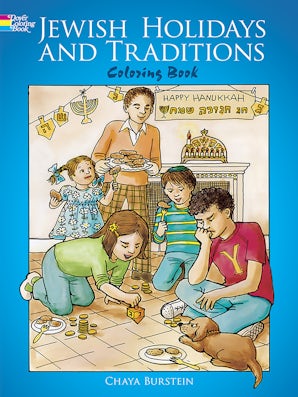 Jewish Holidays and Traditions Coloring Book