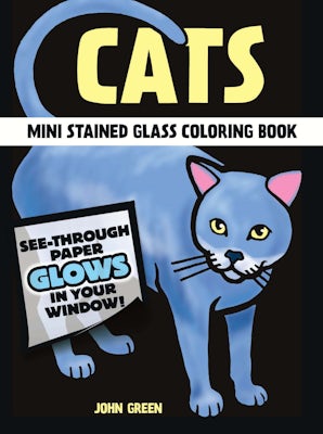 Cats Mini Stained Glass Coloring Book