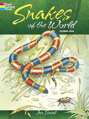 Snakes of the World Coloring Book – Dover Publications