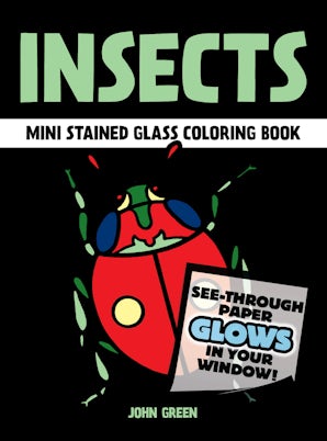 Little Insects Stained Glass Coloring Book