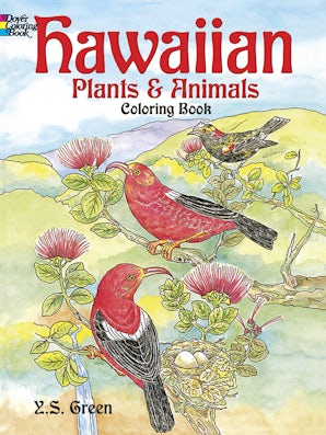 Hawaiian Plants and Animals Coloring Book