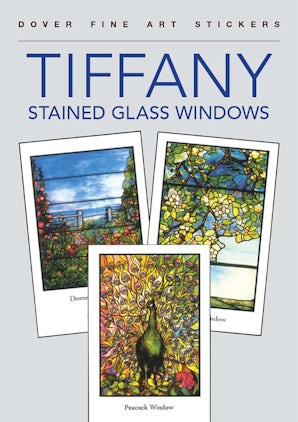 Dover Fine Art Stickers: Tiffany Stained Glass Windows