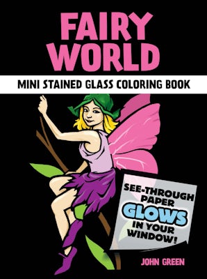 Fairy World Mini Stained Glass Coloring Book