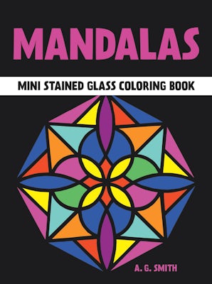 Mandalas Mini Stained Glass Coloring Book