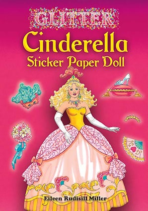Glitter Cinderella Sticker Paper Doll