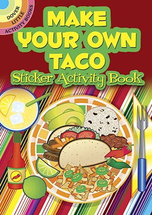 Make Your Own Taco Sticker Activity Book