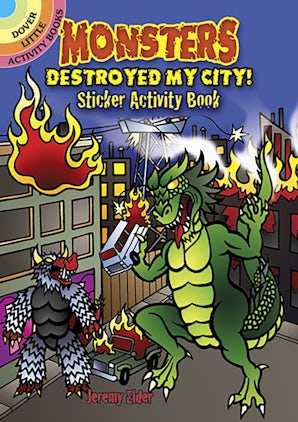my city monsters Monsters Destroyed My City! Sticker Activity Book