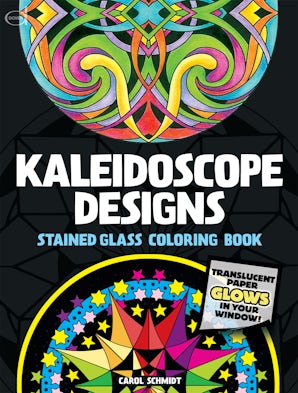 Kaleidoscope Designs Stained Glass Coloring Book