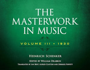 The Masterwork in Music: Volume III, 1930