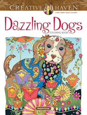 Creative Haven Dazzling Dogs Coloring Book