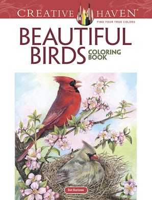 Creative Haven Beautiful Birds Coloring Book