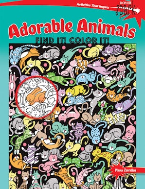 SPARK Adorable Animals Find It! Color It!