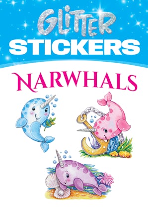 Glitter Narwhals Stickers