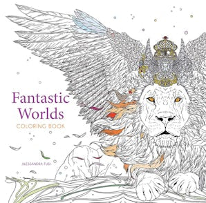 Fantastic Worlds Coloring Book