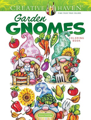 Creative Haven Garden Gnomes Coloring Book – Dover Publications