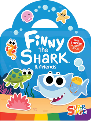 Super Simple Finny the Shark & Friends Jelly Sticker Playset (Includes 20 Reusable Stickers!)