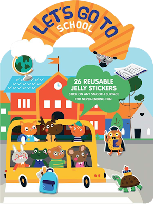 Let's Go to School Jelly Sticker Activity Book