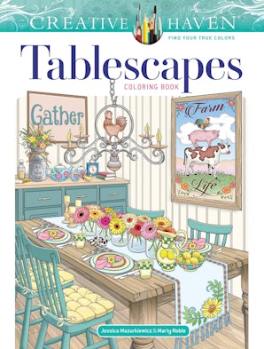 Creative Haven Tablescapes Coloring Book