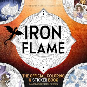 Iron Flame: The Official Coloring & Sticker Book (Includes 2 Pages of Stickers to Color)
