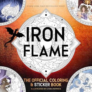 Iron Flame: The Official Coloring & Sticker Book (Includes 2 Pages of Stickers to Color)