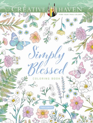Creative Haven Simply Blessed Coloring Book