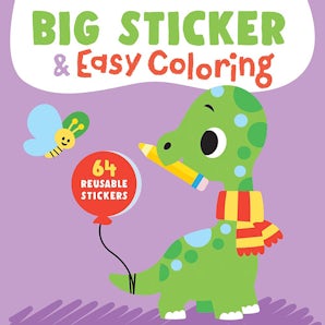 Big Sticker & Easy Coloring (Dinosaur)