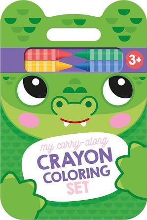 My Carry-Along Crayon Coloring Set: Crocodile & Friends (Ages 3+)