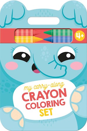 My Carry-Along Crayon Coloring Set: Elephant & Friends (Ages 4+)