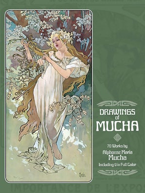 MUCHA アートブック Drawings of Mucha – Dover Publications