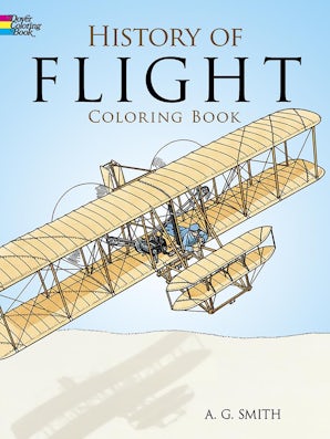 History of Flight Coloring Book