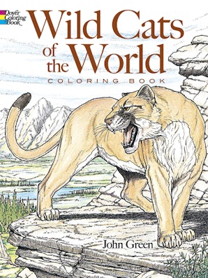 Wild Cats of the World Coloring Book – Dover Publications