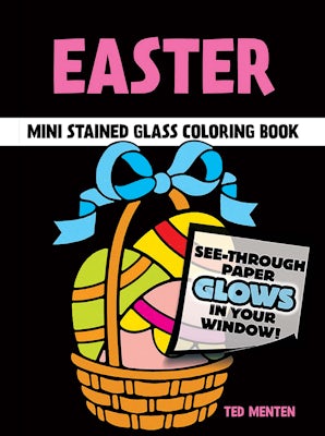 Easter Mini Stained Glass Coloring Book