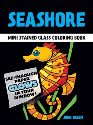Seashore Mini Stained Glass Coloring Book