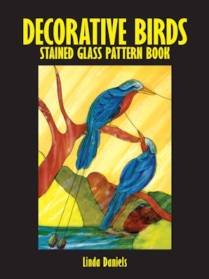 Decorative Birds Stained Glass Pattern Book