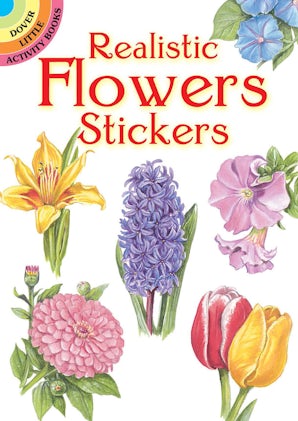 Realistic Flowers Stickers