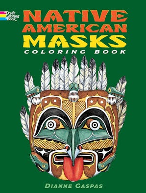 Native American Masks Coloring Book