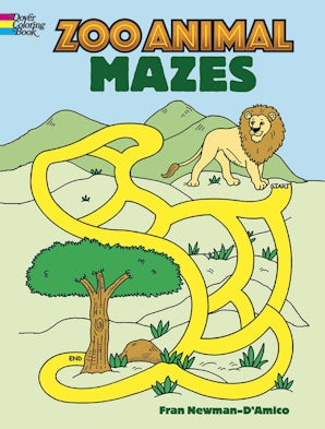 Zoo Animal Mazes Coloring Book