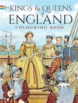 Kings and Queens of England Coloring Book