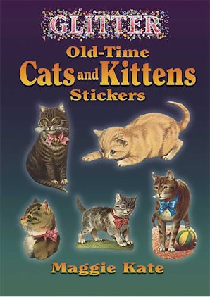 Glitter Stickers: Old-Time Cats and Kittens