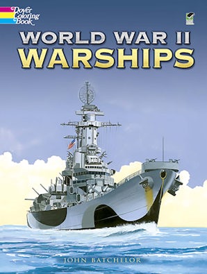 World War II Warships Coloring Book