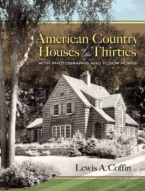 American Country Houses of the Thirties – Dover Publications