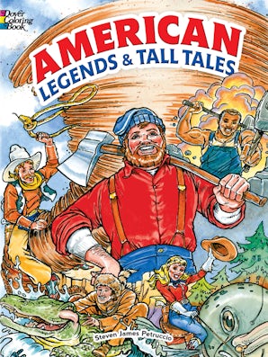 American Legends and Tall Tales Coloring Book