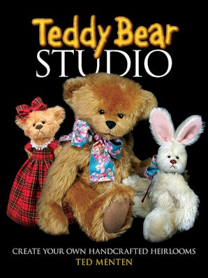 HERMANN Teddy Bear 約33cmと手作りワードローブの本のセット Teddy Bear Studio – Dover Publications